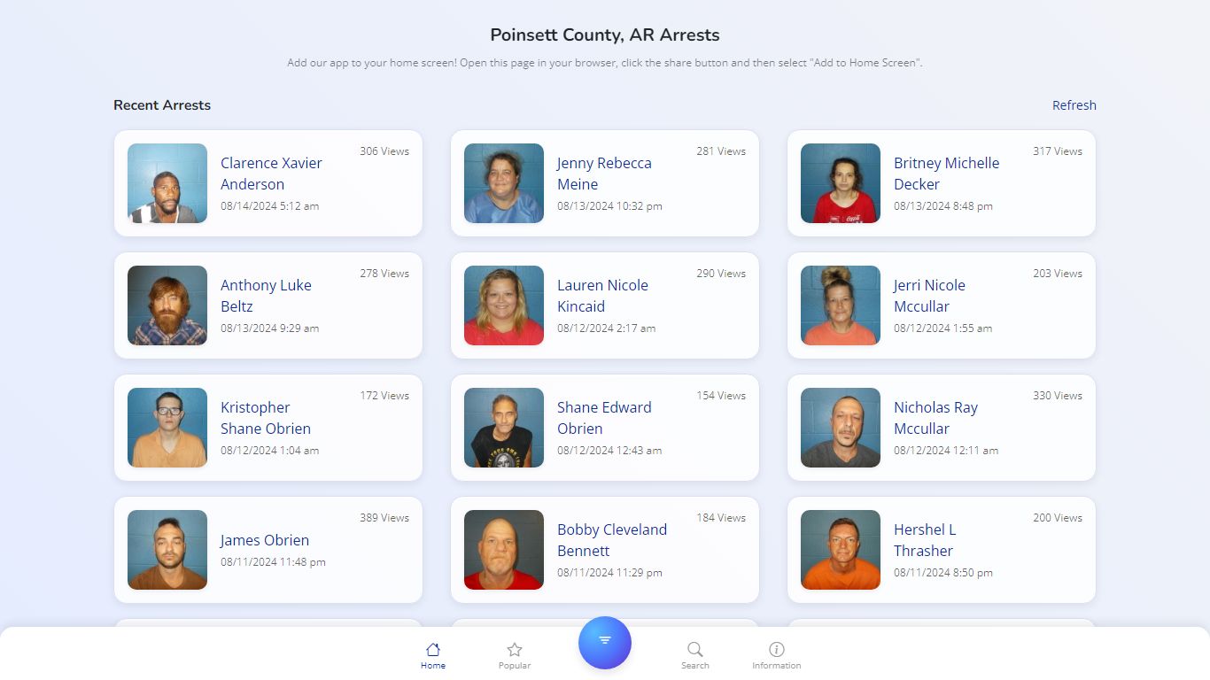 Poinsett County, AR Arrests - Public Jail Records