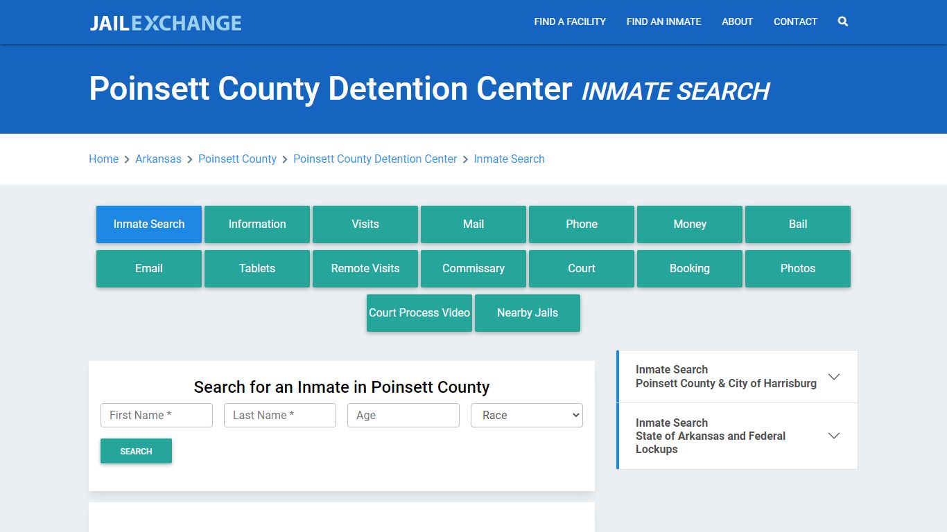 Poinsett County Detention Center Inmate Search - Jail Exchange